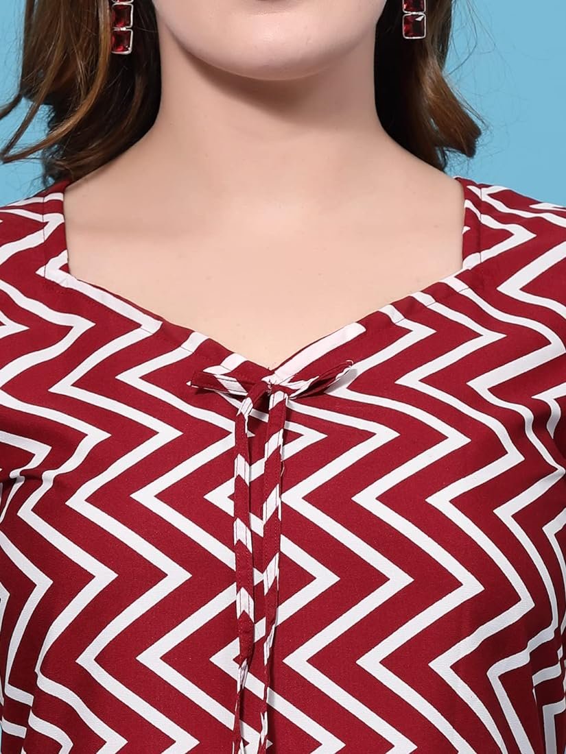 Glamour Crepe A-line Flare Dress - Image 5