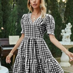 Casual Cotton Chex Top