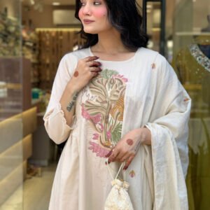 01 Epic Hand Work Embroidery Kurta Set